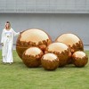 Yescom 6PCS Inflatable Mirror Ball Giant Reusable Large Disco Balloon Decoration for Party Wedding Event Decor Gold - 3 of 4