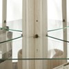 PAGED Elegant Bookshelf Lighted Corner Storage Cabinet with Tempered Glass Doors & Shelves, Display Case for Home Office, Study - 3 of 4