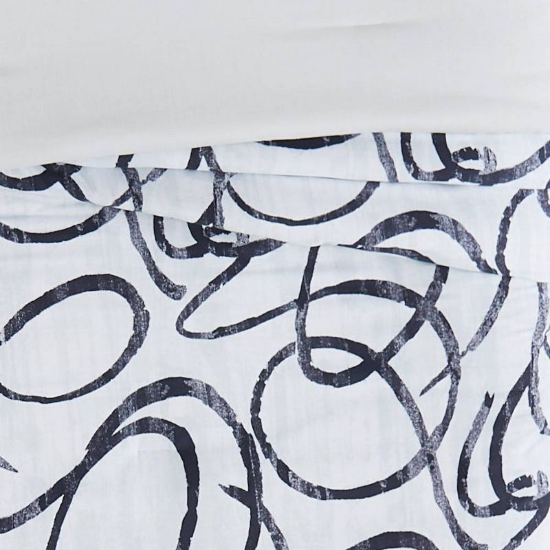 Christian Siriano NY Mimic Comforter Set Black/White, 2 of 5