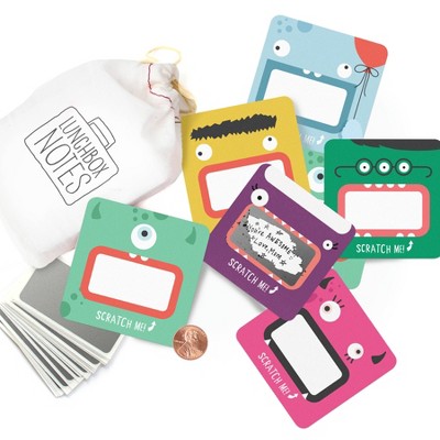 24ct Scratch Off Lunchbox Notes: Edition 6 Monster