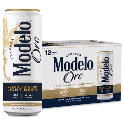 Modelo Oro Lager Light Beer - 12pk/12 Fl Oz Cans : Target