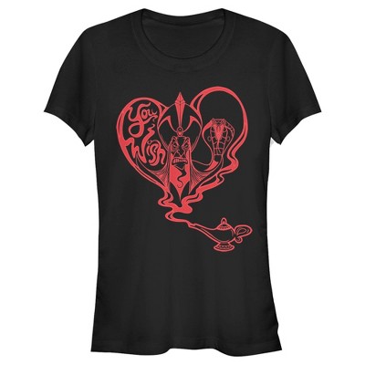 Junior's Aladdin Jafar Valentine's Day You Wish T-Shirt