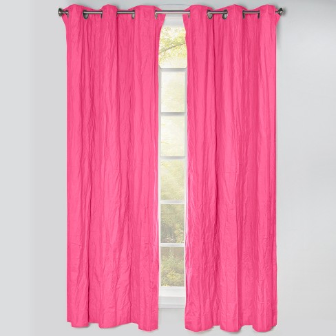 50 X84 Blackout Grommet Curtain Panels, Pink Grommet Curtain Panels