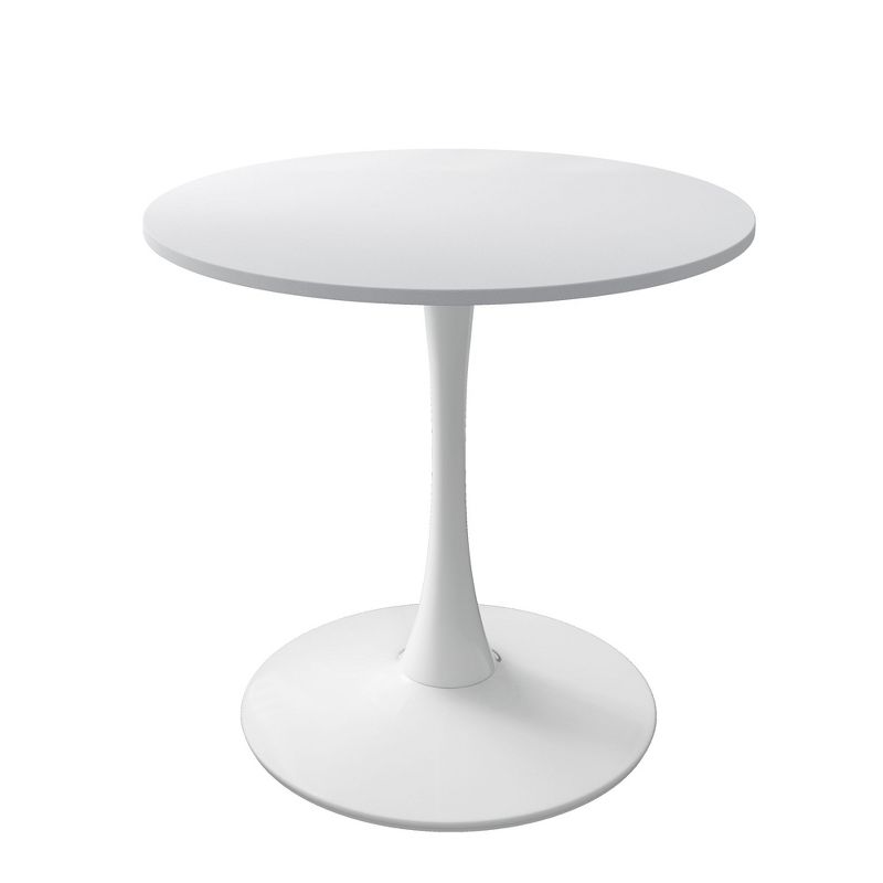 Haven Small Round Dining Table,31.5'' With Metal Pedestal Dining Table Base-Maison Boucle, 6 of 9
