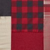 PAGED 72x72 Inch Shower Curtain Country Style Shower Curtain with Pieced Patchwork Pattern for Bathroom, Machine Washable - 3 of 4