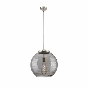 Athens Deco Swirl - 1 Light Pendant In Industrial Style-17.13 Inches Tall and 15.75 Inches Wide - 1 of 1