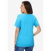 Woman Within Plus Size Ruffle Tee - 3 of 4