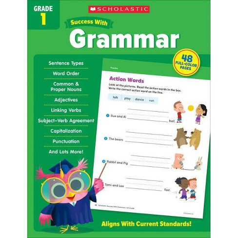Scholastic Success With Grammar Grade 1 Workbook - By Scholastic ...