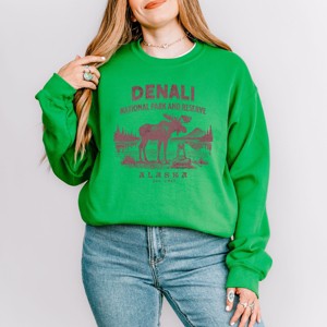 Simply Sage Market Denali National Park and Reserve Alaska EST. 1917 Sweatshirt - 1 of 4