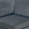 Royal Hampton 37 Inches Fabric Upholstered Wooden Corner Wedge, Gray - 4 of 4