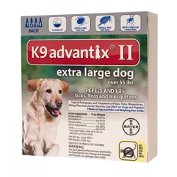 K9 Advantix II Pet Insect Treatment for Dogs - XL - 4ct