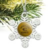 Emporia State University Hornets Metal Snowflake Christmas Tree Holiday Ornament - 2 of 3