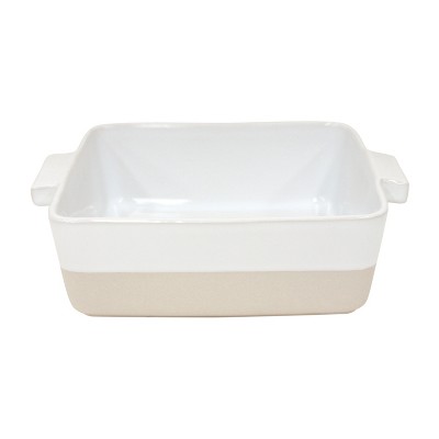 Casafina Forma Bakeware White Stoneware 10 x 8.5 Inch Square Baker