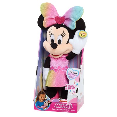 Disney Junior Sparkle &#38; Sing Minnie Mouse Plush_1