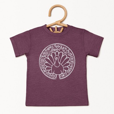 The Juniper Shop Turkey Circle Toddler Short Sleeve Tee