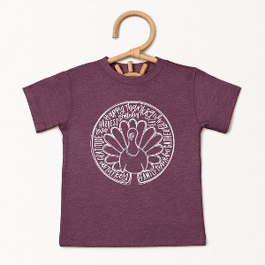 The Juniper Shop Turkey Circle Toddler Short Sleeve Tee - 1 of 3