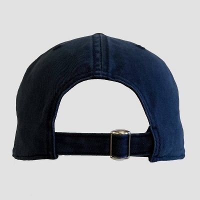 Men's Snoopy Puffer Baseball Hat - Navy/Orange - image 2