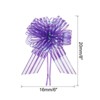 Unique Bargains Bright Metallic Gift Wrapping Large Pull Bow Ribbon for Wedding 5 Pcs - 2 of 4