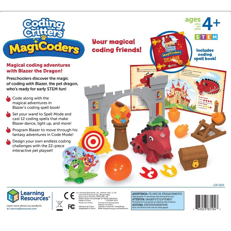 Learning Resources Coding Critters MagiCoders - Blazer the Dragon, 4 of 5