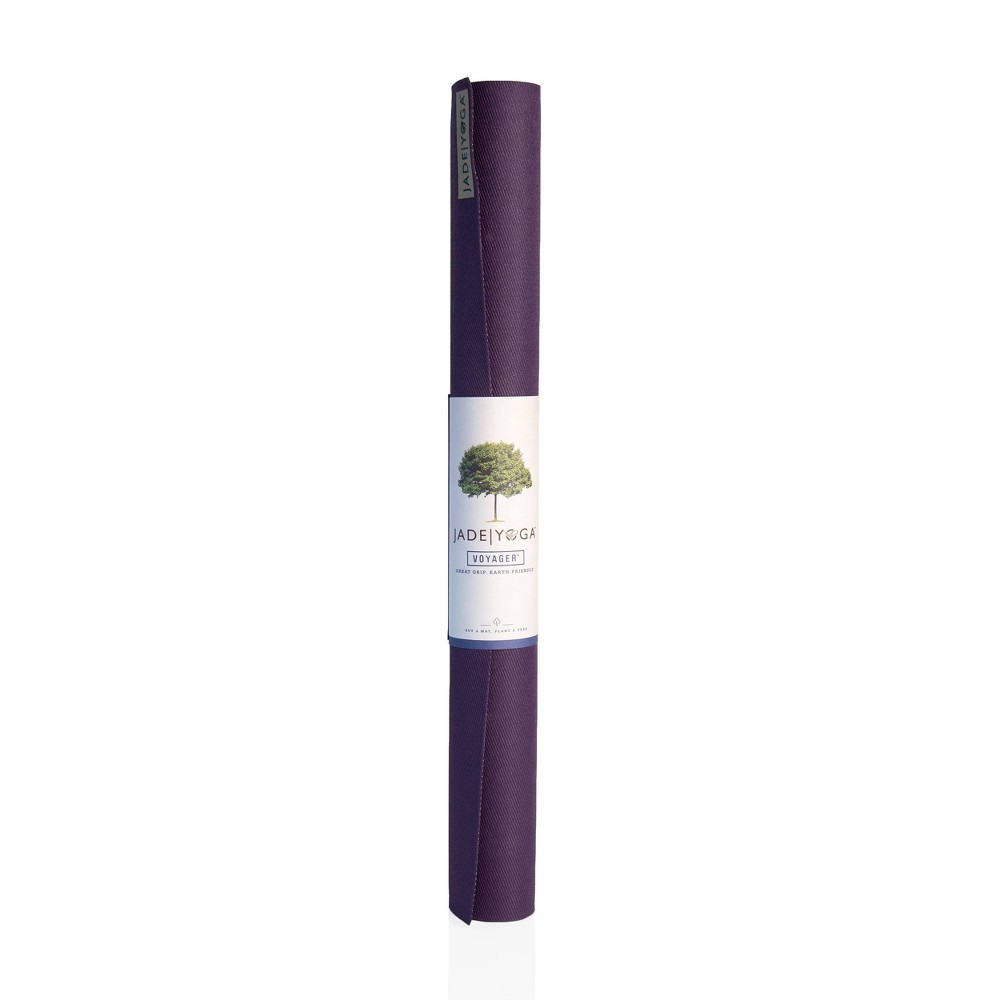JadeYoga Voyager Foldable Yoga Mat - Purple (1.6mm)