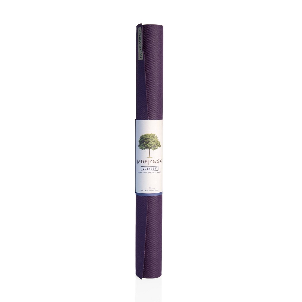 Photos - Yoga Jade Voyager Foldable  Mat - Purple (1.6mm)