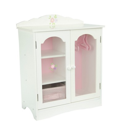 Olivia's Little World - Little Princess 18" Doll Furniture - Fancy Closet with 3 Hangers