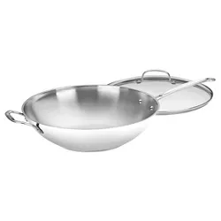 Cuisinart Chef's Classic 14" Stainless Steel Stir Fry Pan with Cover - 726-38H