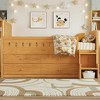 Polibi Full Size Kids Platform Bed with Built-In LED Headboard & 4 Storage Drawers - 2 of 4