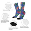Vintage Fruits Pineapple Watermelon Women Printed Crew Socks Funny Funky Socks Soft Polyester Novelty Gifts for Artists Men - 4 of 4