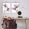 Stupell Industries Purple Flower Bloom Design 2pc Framed Giclee Art Set - 3 of 4