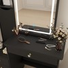 Famapy Makeup Vanity Set with Stool and Mirror 3 Color Touch Light Dressing Table Vanity Dresser - 3 of 4