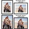Americanflat 16x20 Picture Frame with Polished Plexiglass - Set of 2 - Use as 12x16 Frame with Mat or 16x20 Frame Without Mat - Black - 4 of 4
