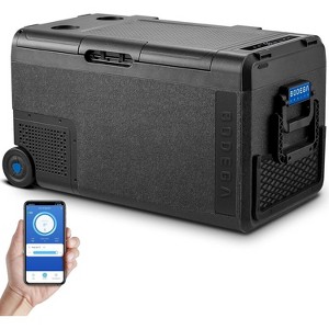 12 Volt Car Refrigerator, Car Fridge WIFI APP Control, Barberry Protection,RV Electric Cooler -4℉-68℉ ,for Vehicles, Camping, Travel - 1 of 4