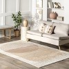 Nuloom Jobelle Modern Sunray Indoor Area Rug, 5' x 8', Rust - 2 of 4