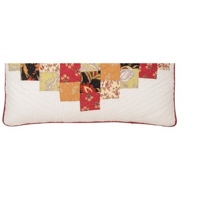Colleen Patchwork Cotton Standard Sham with Multicolor Design