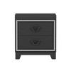 Modern 2-Drawer Nightstand, Bedside Table with Storage Drawers for Bedroom or Living Room - Maison Boucle - 4 of 4
