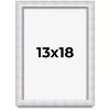 PosterPalooza | Modern Shadow Box 1.5" Depth White Picture Frame - UV Acrylic, Backing, Hanging Hardware - 2 of 4