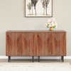 MAYEERTY Modern Sideboard Buffet, 59" Wood Storage Cabinet with Doors - 3 of 4