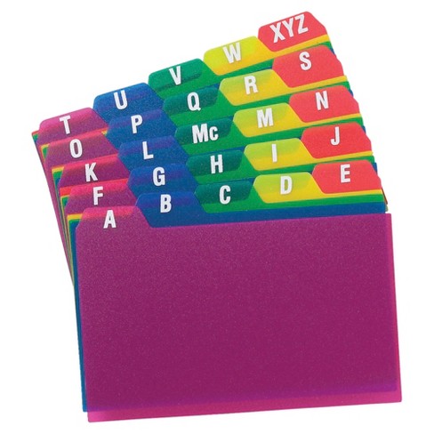 Enday 3 X 5 Index Card Case Holds 5 Tab Dividers, Green : Target