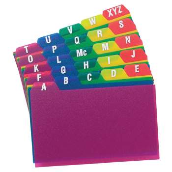 Oxford Index Card Guides, 4 x 6 Inches, Assorted Colors, Set of 25
