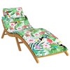 VidaXL Sun Lounger Cushion Multicolor Oxford Fabric - 3 of 4