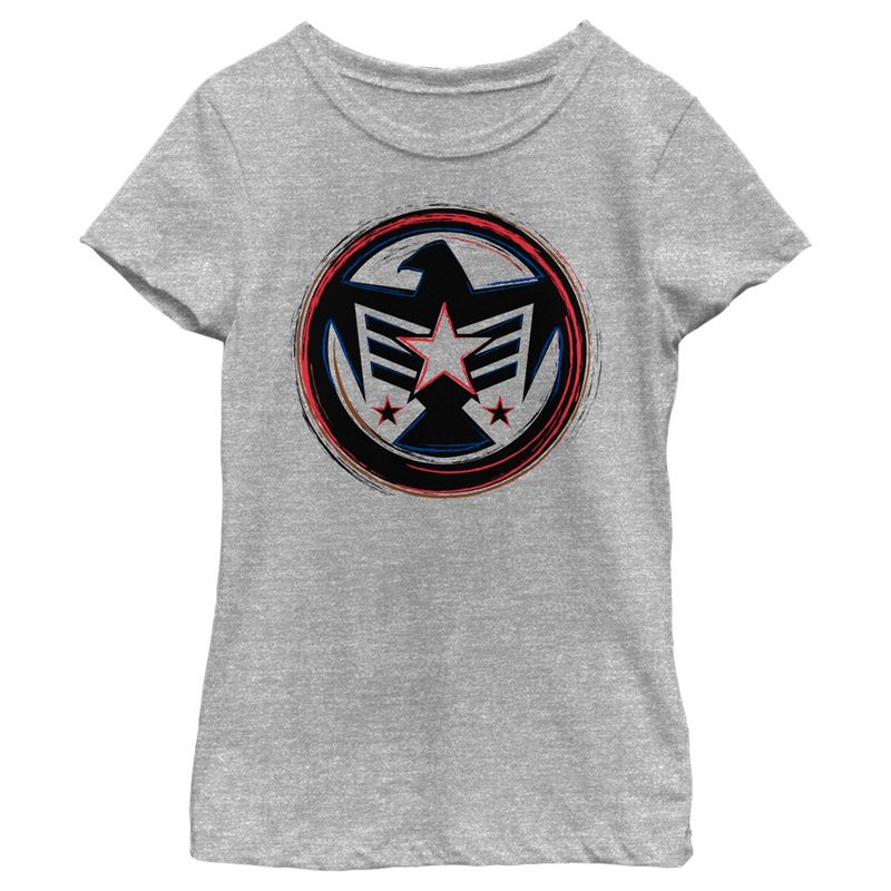 Girl's Marvel Falcon Logo T-Shirt, 1 of 6