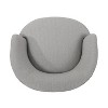 Christopher Knight Home Sydmor Boucle Upholstered Club Chair Gray Chevron/Black - 4 of 4