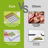 iMountek"Versatile Vegetable Slicer Set: Quick Potato, Tomato & Fruit Cutter with 3 Stainless Steel Blades"Green - 4 of 4