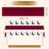Unique Bargains Romantic Light Elegant Table Runner for Wedding Party Decoration 1 Pc - 2 of 4