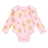 Disney Baby Girls Ribbed Bodysuit, Jogger Pants and Headband 3 Piece Outfit Set Newborn to Infant - 4 of 4