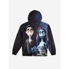 Corpse Bride The Couple Big Print Long Sleeve Adult Hooded Sweatshirt - image 4 of 4