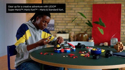 LEGO Super Mario: Mario Kart – Mario & Standard Kart 72037 : Target
