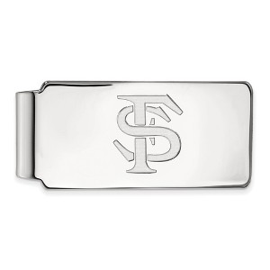 Black Bow Jewelry Sterling Silver Florida State Seminoles NCAA Money Clip - 1 of 3