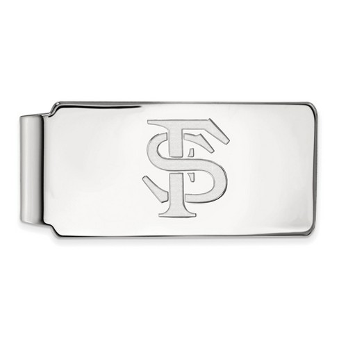 Black Bow Jewelry Sterling Silver Florida State Seminoles NCAA Money Clip - image 1 of 3